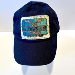 NEW Yellowstone Let -Er-rip baseball cap hat  Blue